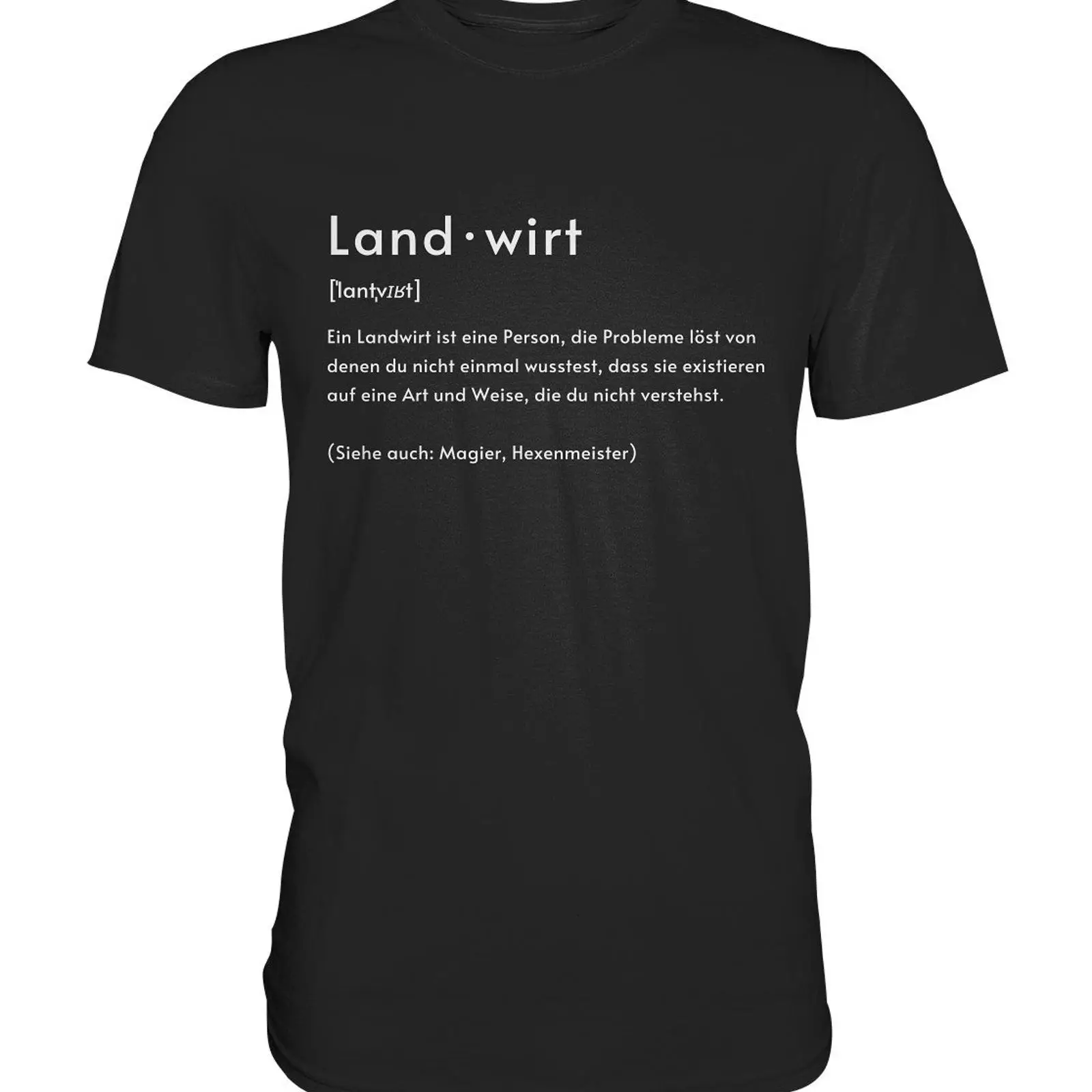 Vintage Fashion Definition - Bauern-Bildungskonzept, Bauern, phonetische Transkription, Traktorfahrer, T-Shirt,