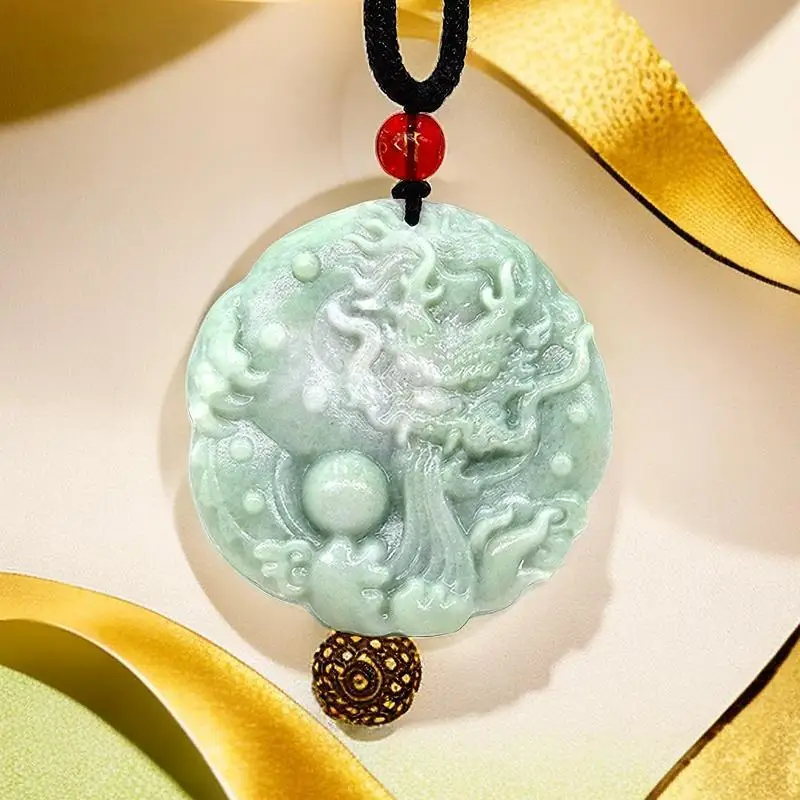 Vintage Fashion In Chinese - Jade-Drachen-Anhänger, modisch, echte natürliche Talismane, chinesische