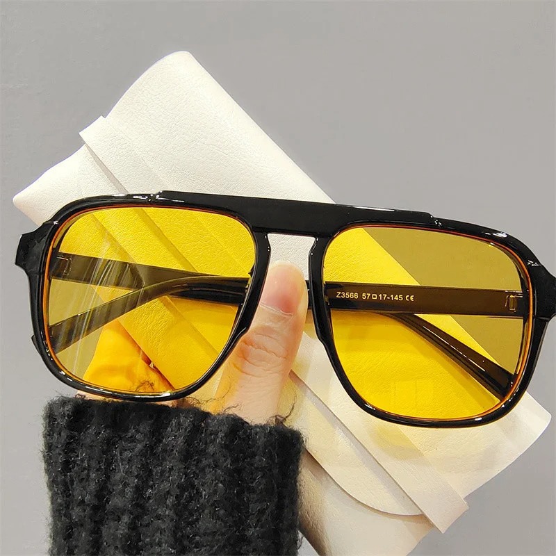 Vintage Fashion Images - Neue Übergroße Sonnenbrille Klassische Damen-Sportbrille Vintage