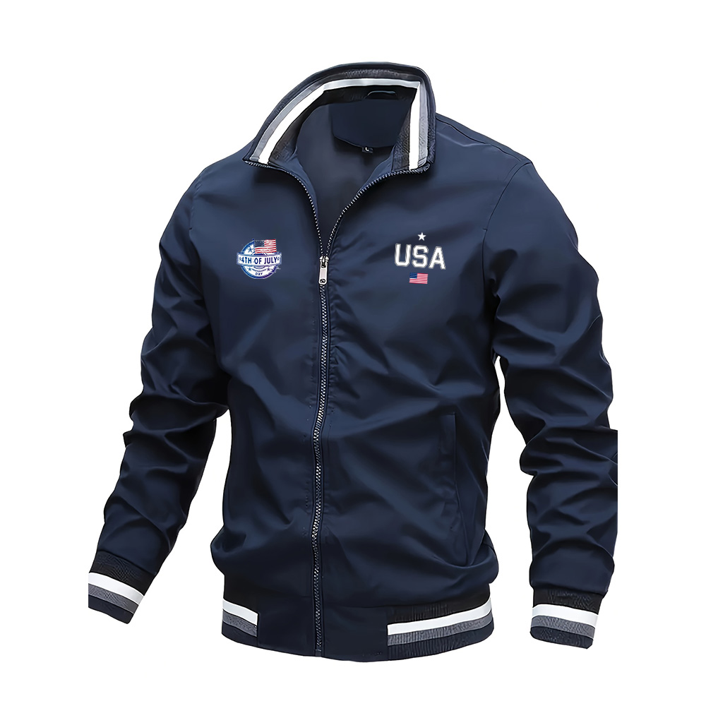 Varsity Jacket Wool - Herrenjacken, hochwertige Mode, lässig, USA-Buchstabe, Grafikdruck,