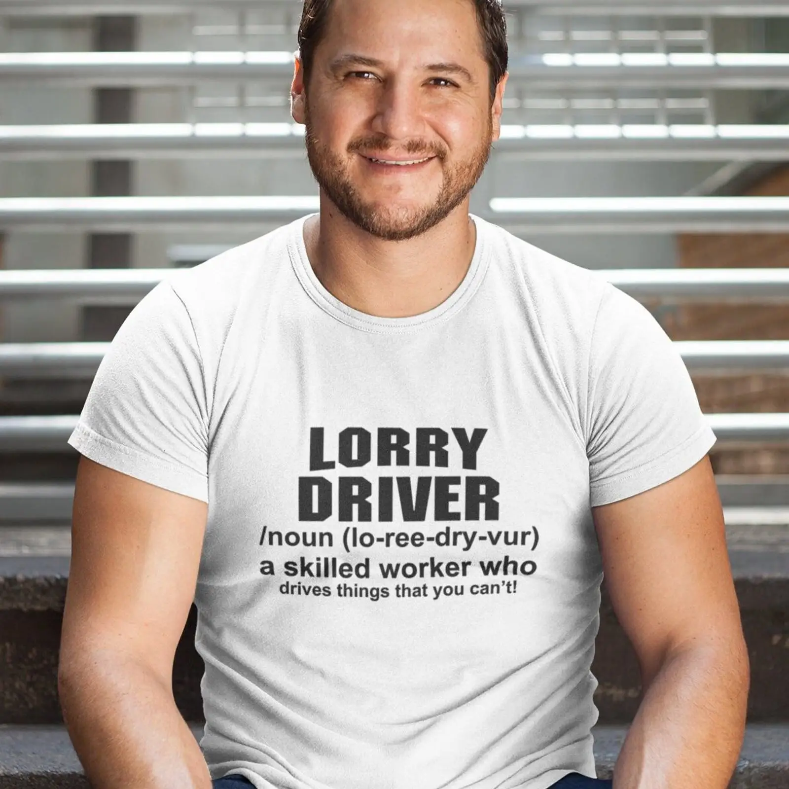 Vintage Fashion Definition - T-Shirt mit LKW-Fahrer-Definition, lustig, neuartig, Vintage-Stil,