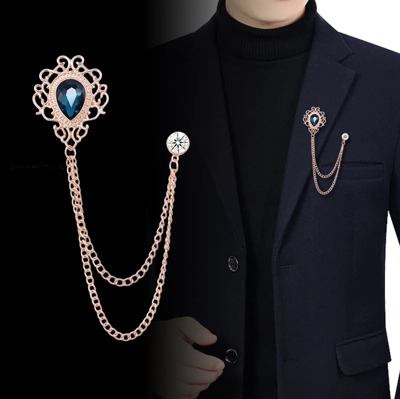 Vintage Fashion Mens - Neue Vintage Quaste Kette Strass Kristall