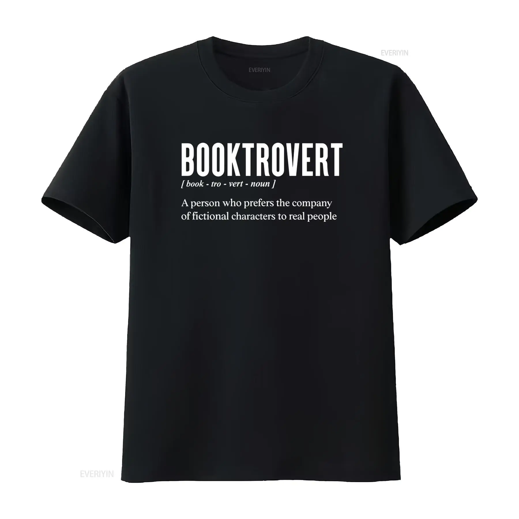 Vintage Fashion Definition - Booktrovert T-Shirt für Buchliebhaber mit Definition-Print,