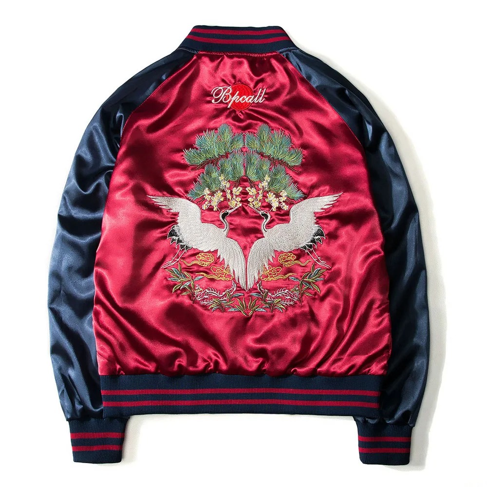 Varsity Jacket Wool - Reversible Baseball jacke Männer Frühling Herbst