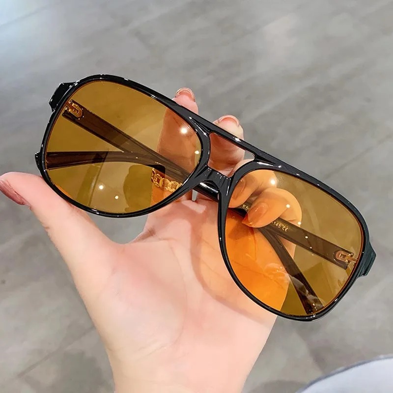 Vintage Fashion Images - Retro-Sonnenbrille für Herren und Damen, großer