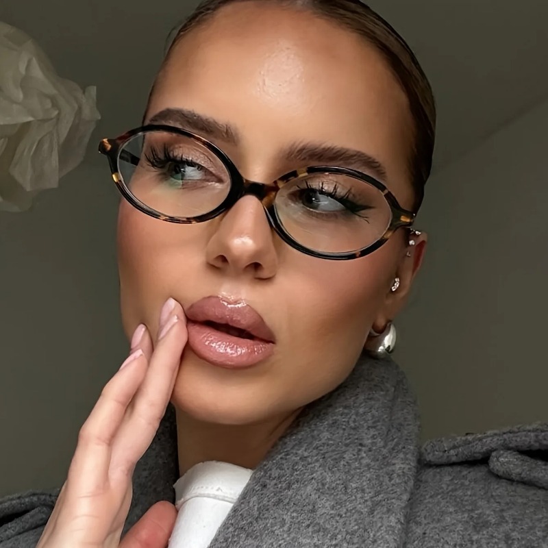 Vintage Fashion Images - Vintage Ovale Sonnenbrille Damen Luxusmarken-Designer Kleine