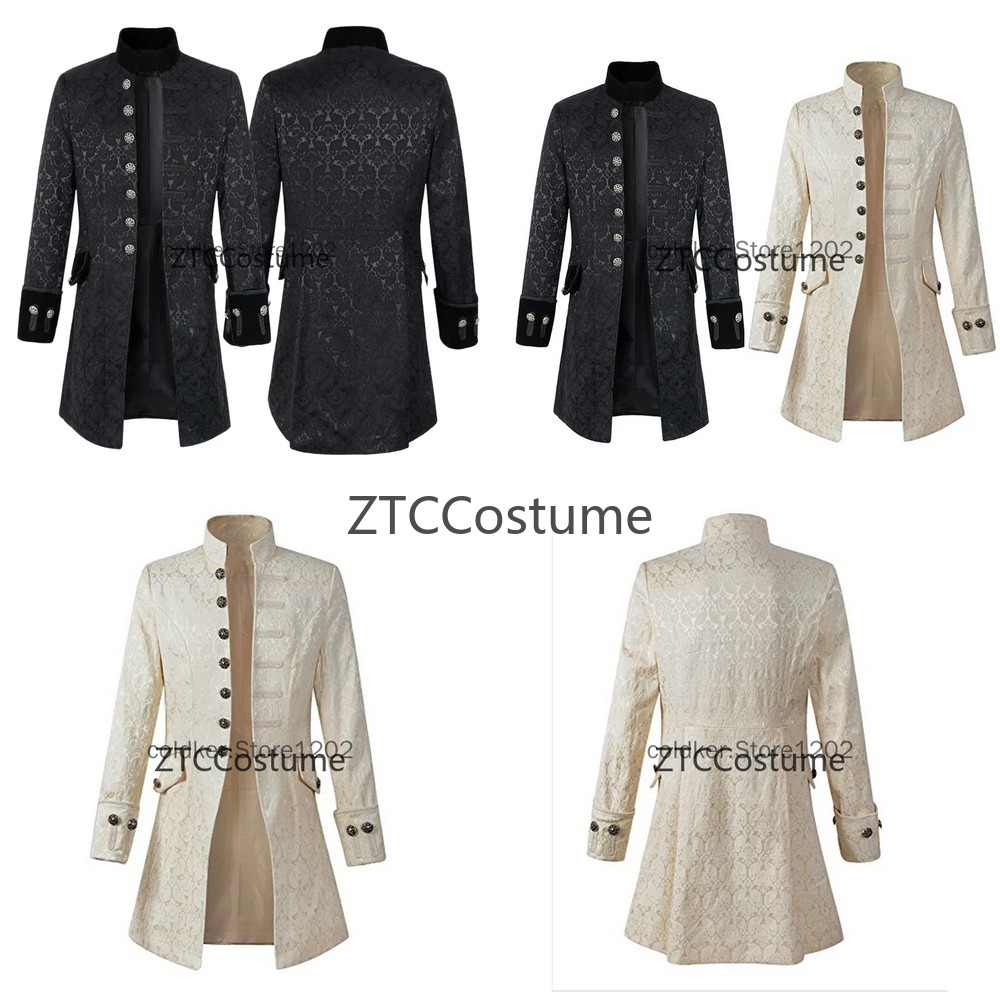 Vintage Victorian Fashion - Steampunk Viktorianischer Prinzen-Mantel Mittelalterliche Renaissance-Jacke Vintage