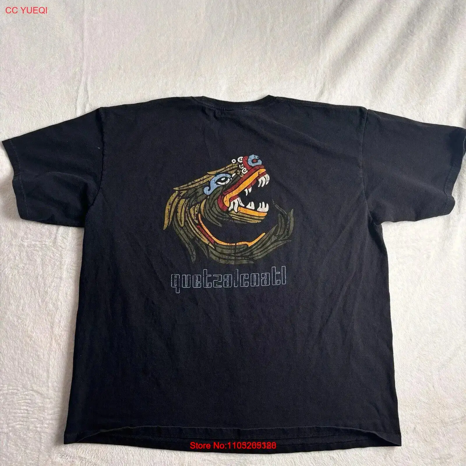 Vintage Yacht Fashion - VTG Yacht Club Quetzalcoatl Mexiko Schwarzes