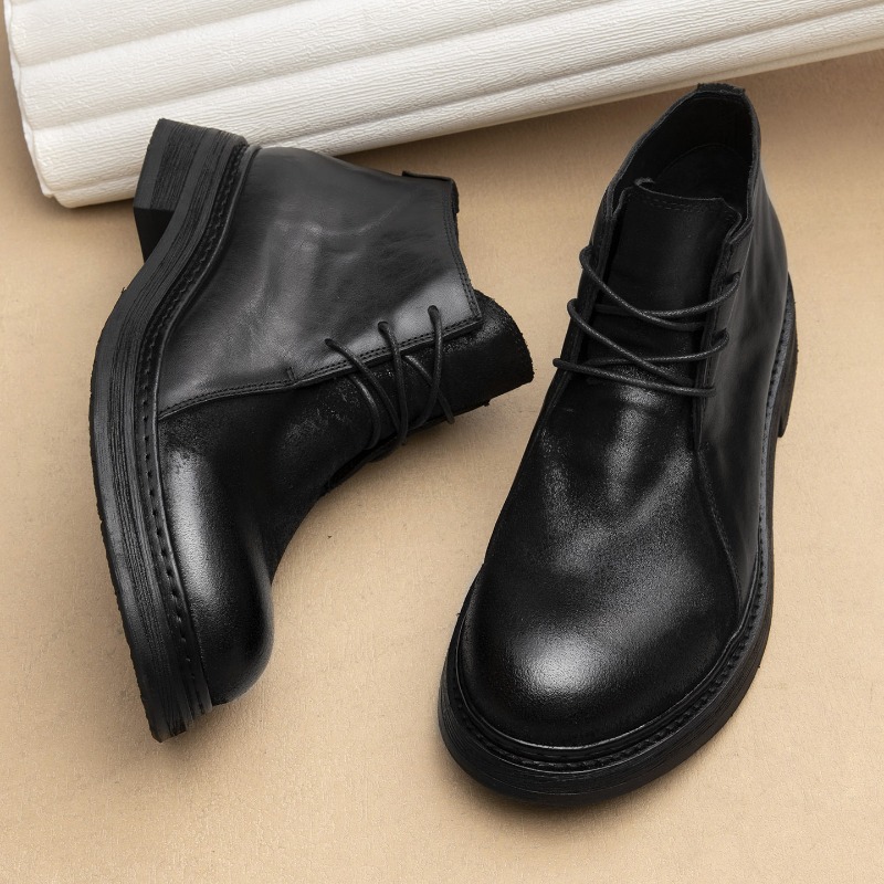 Vintage Fashion Mens - Vintage Herren Echtleder-Stiefel Luxuriös Handgefertigt 2026