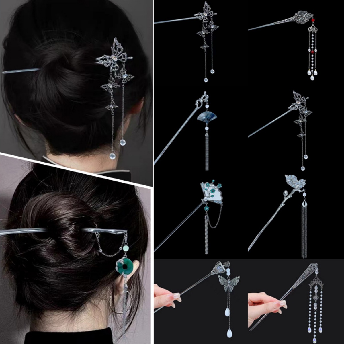 Vintage Fashion In Chinese - 18 cm Chinesischen Stil Haarnadel Elegante