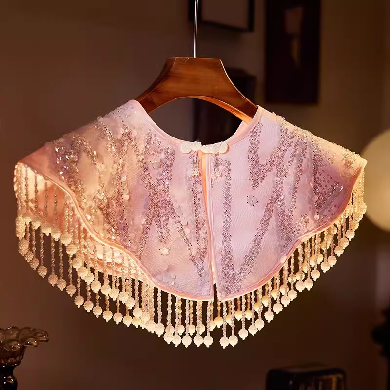 Vintage Fashion In Chinese - Frauen Frühling Sommer Stickerei Luxus Perle
