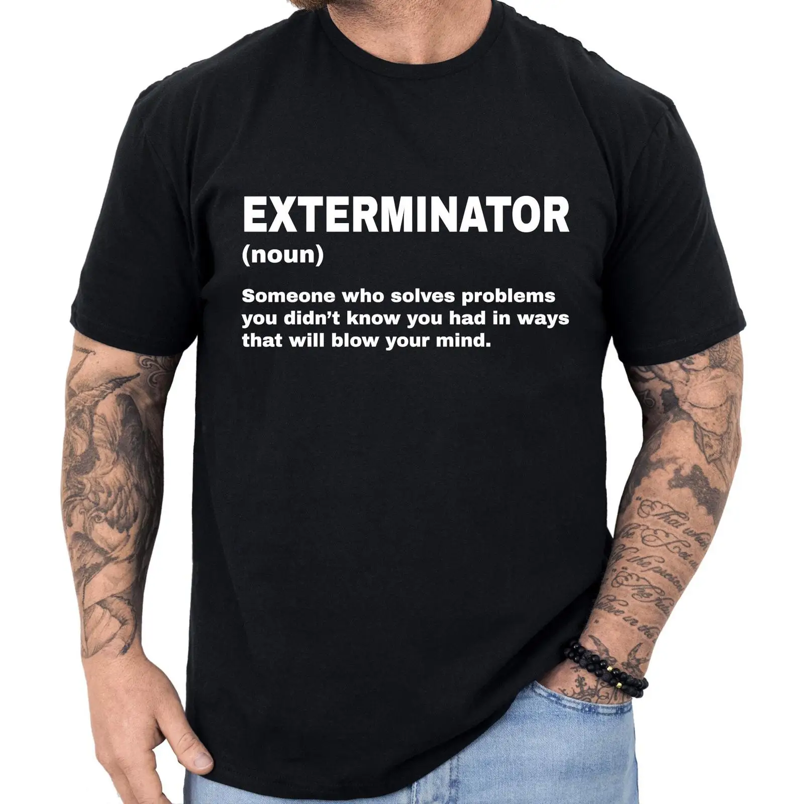 Vintage Fashion Definition - Exterminator Definition T-Shirt für Herren, Vintage-Stil,