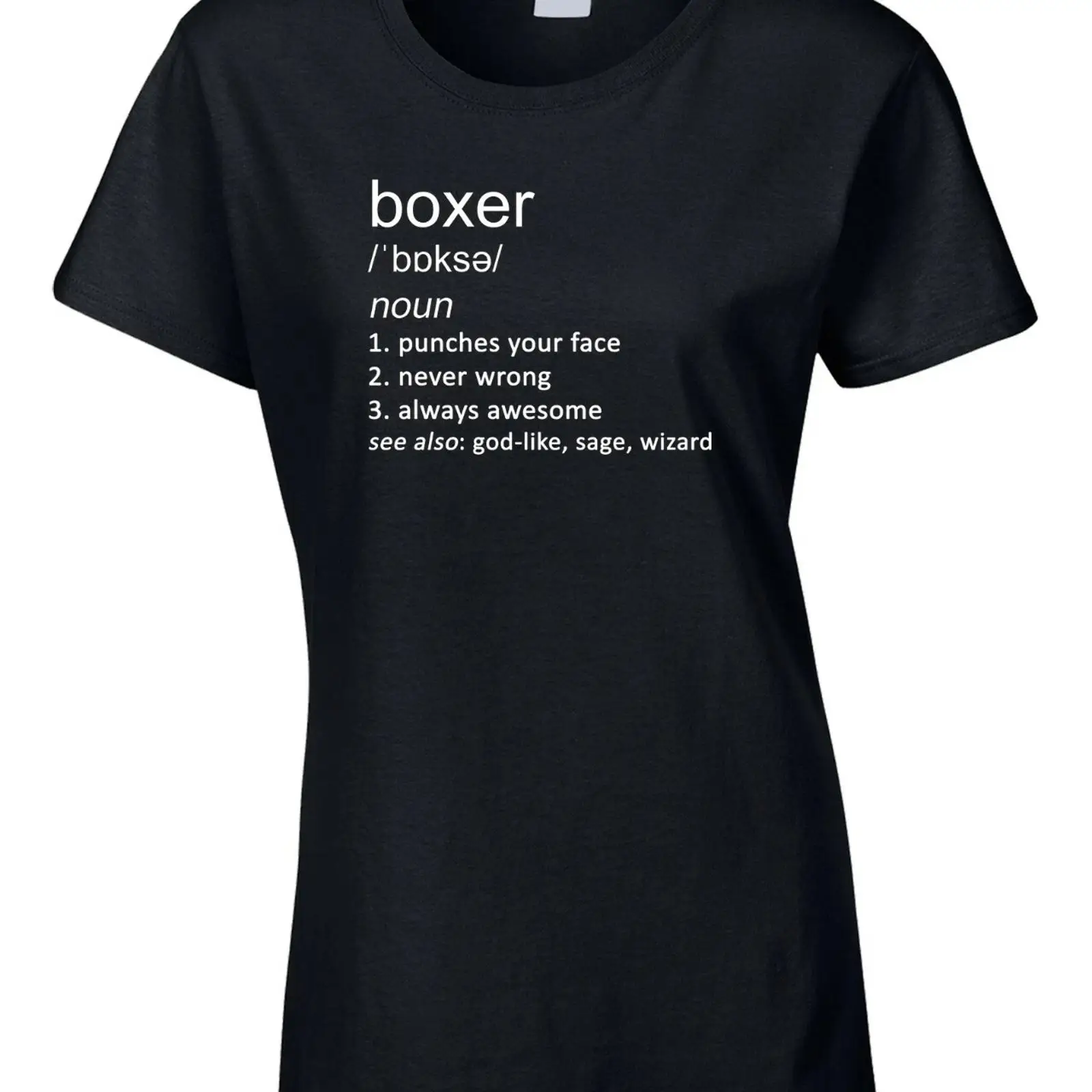 Vintage Fashion Definition - Boxer Damen Frauen T-Shirt Lustiges Geschenk