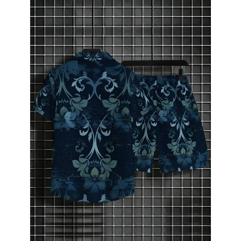 Marineblau Blumenmuster Herren – Printed Floral Shirt Bewertung und Preis