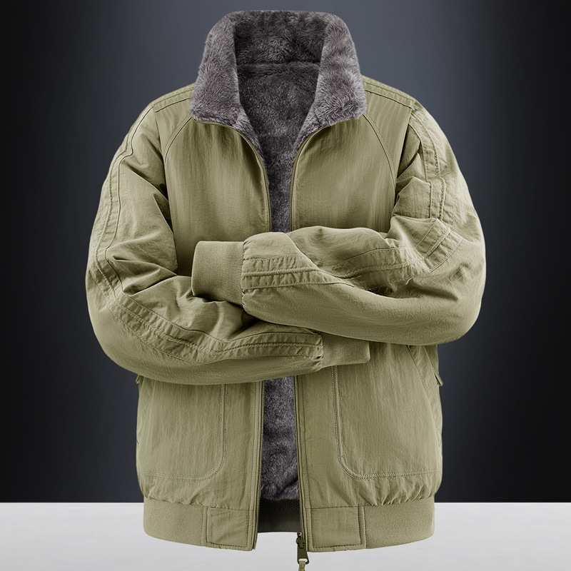 Herren-Parkas Dicke Warme Wend – Varsity Jacket Wool Bewertung und Preis