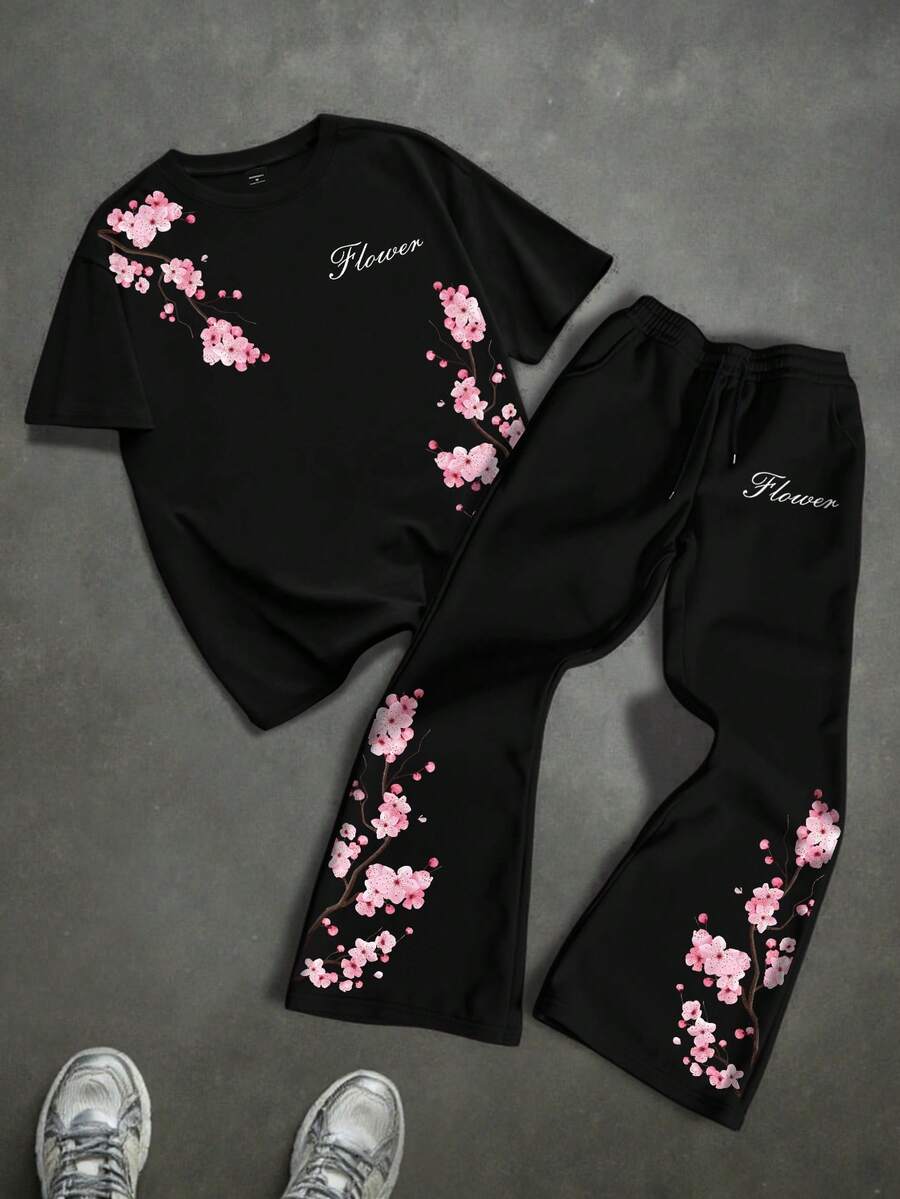 Manfinity EMRG Herren-T-Shirt  – Printed Floral Shirt Bewertung und Preis