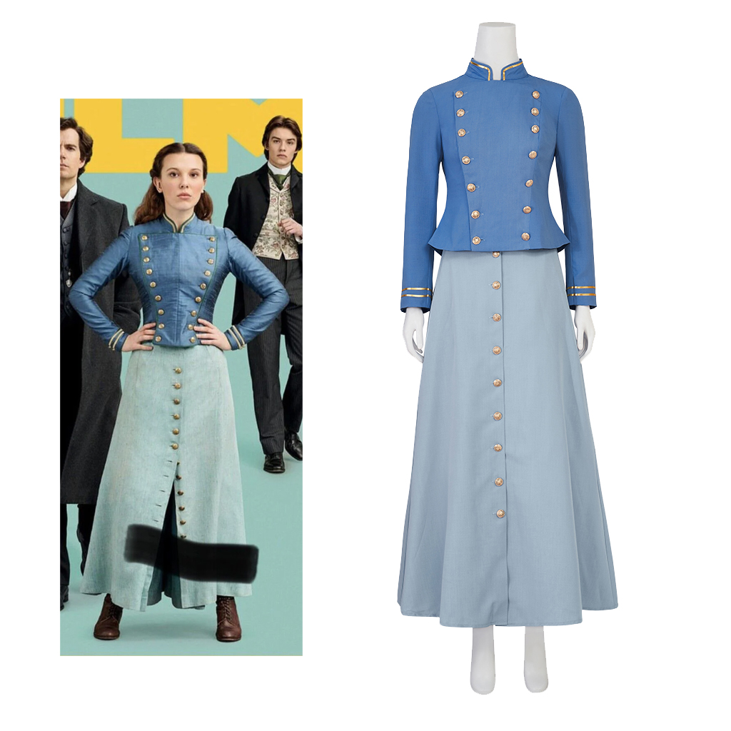 Film Cosplay Enola Holmes 2 Co – Vintage Slip Dress Bewertung und Preis