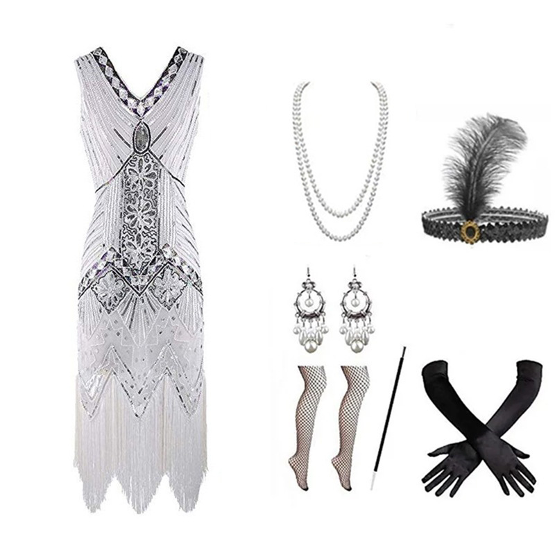 Damen 1920er Jahre Flapper-Kle – Vintage Slip Dress Bewertung und Preis