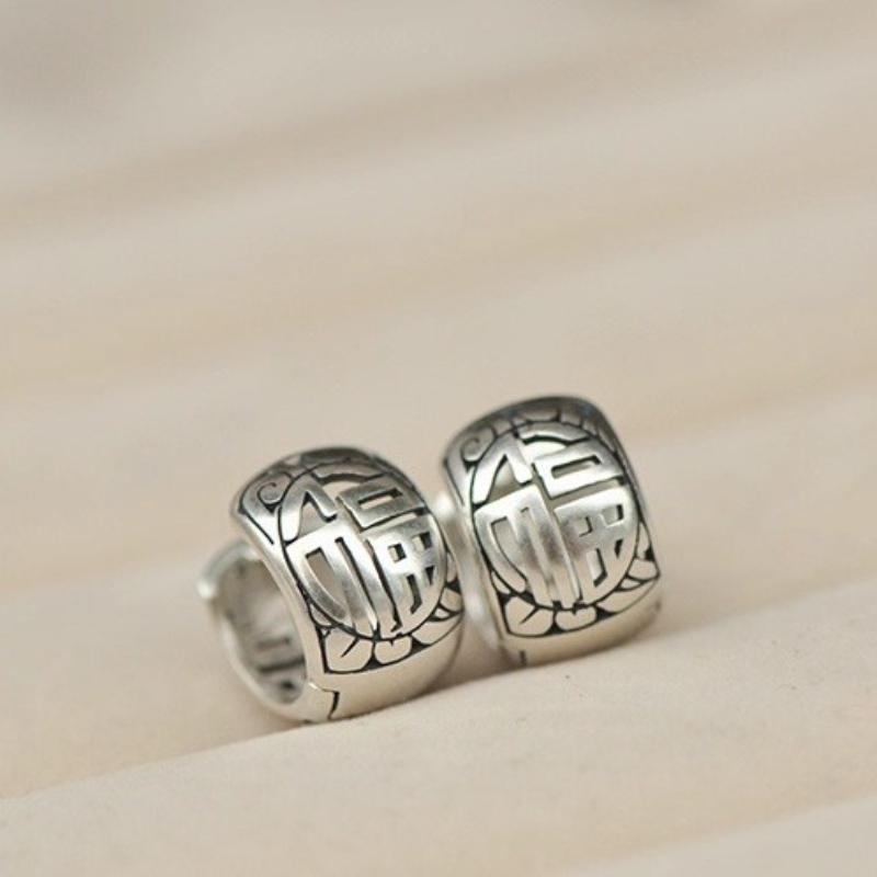 Ohrringe aus 925er Silber, mod – Vintage Fashion In Chinese Bewertung und Preis