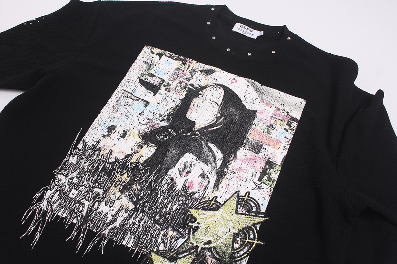 Herren High-Street-Graffiti-T- – Vintage Fashion Mens Bewertung und Preis