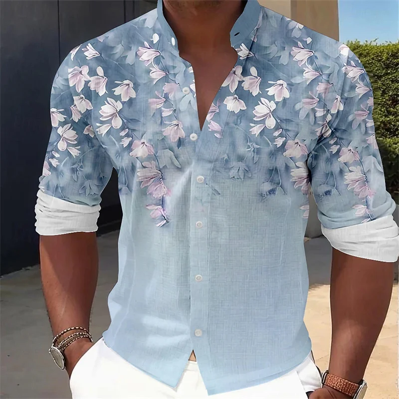Herrenhemd mit Blumenmuster un – Printed Floral Shirt Bewertung und Preis