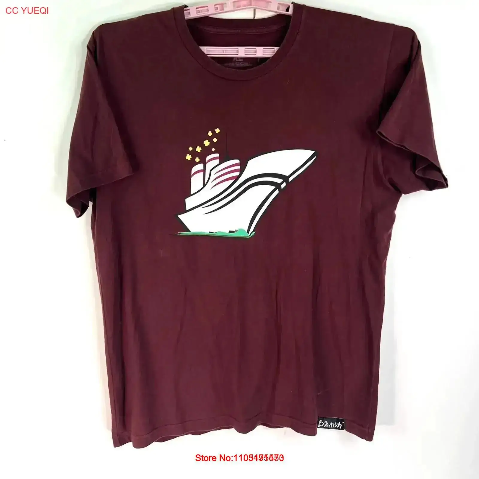 Pink Dolphin T-Shirt Herren XL – Vintage Yacht Fashion Bewertung und Preis