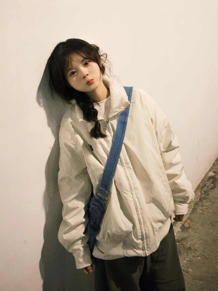 Lammwolle Jacke Lammwolle Frau – Varsity Jacket Wool Bewertung und Preis