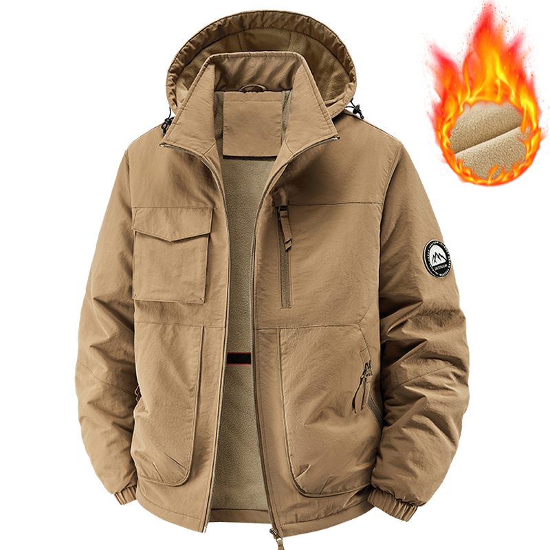 Männer Parkas Dicke Warme Mit  – Varsity Jacket Wool Bewertung und Preis