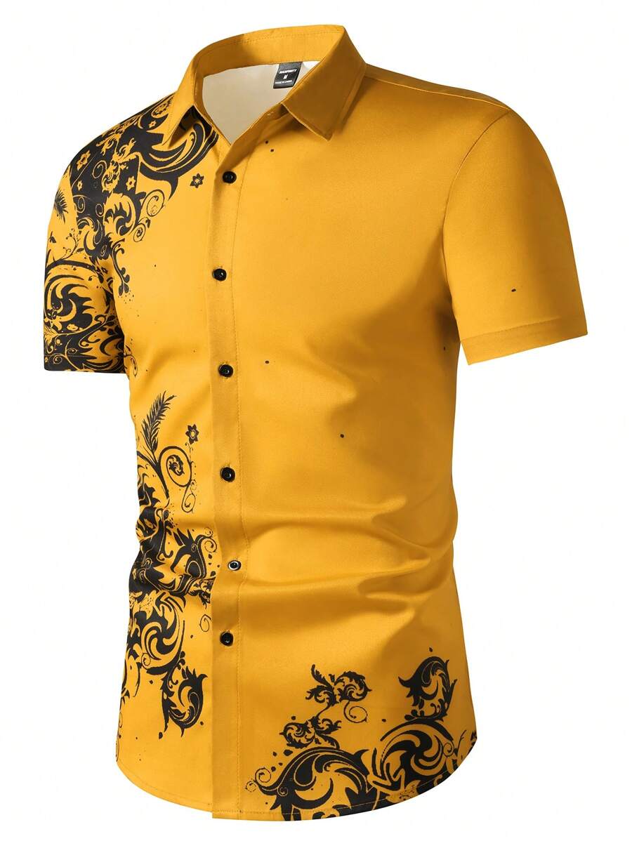 Manfinity Homme Herren Freizei – Printed Floral Shirt Bewertung und Preis