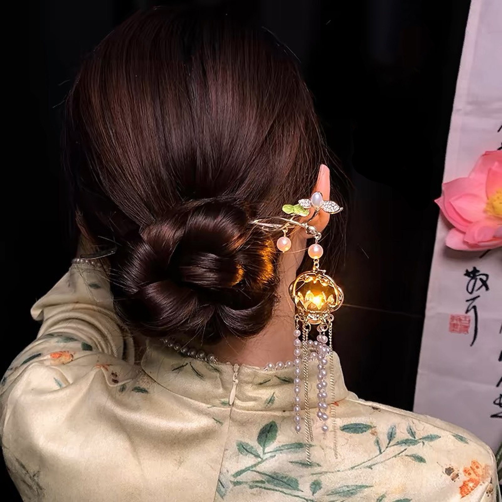 Leuchtende Blume Haarnadel Für – Vintage Fashion In Chinese Bewertung und Preis