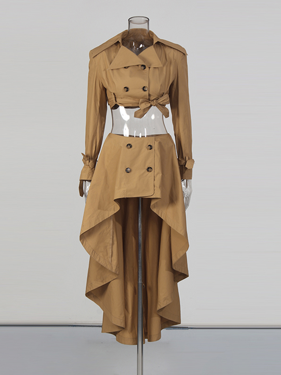 CHICEVER Khaki Gespleißt Spitz – Vintage Fashion Pieces Bewertung und Preis