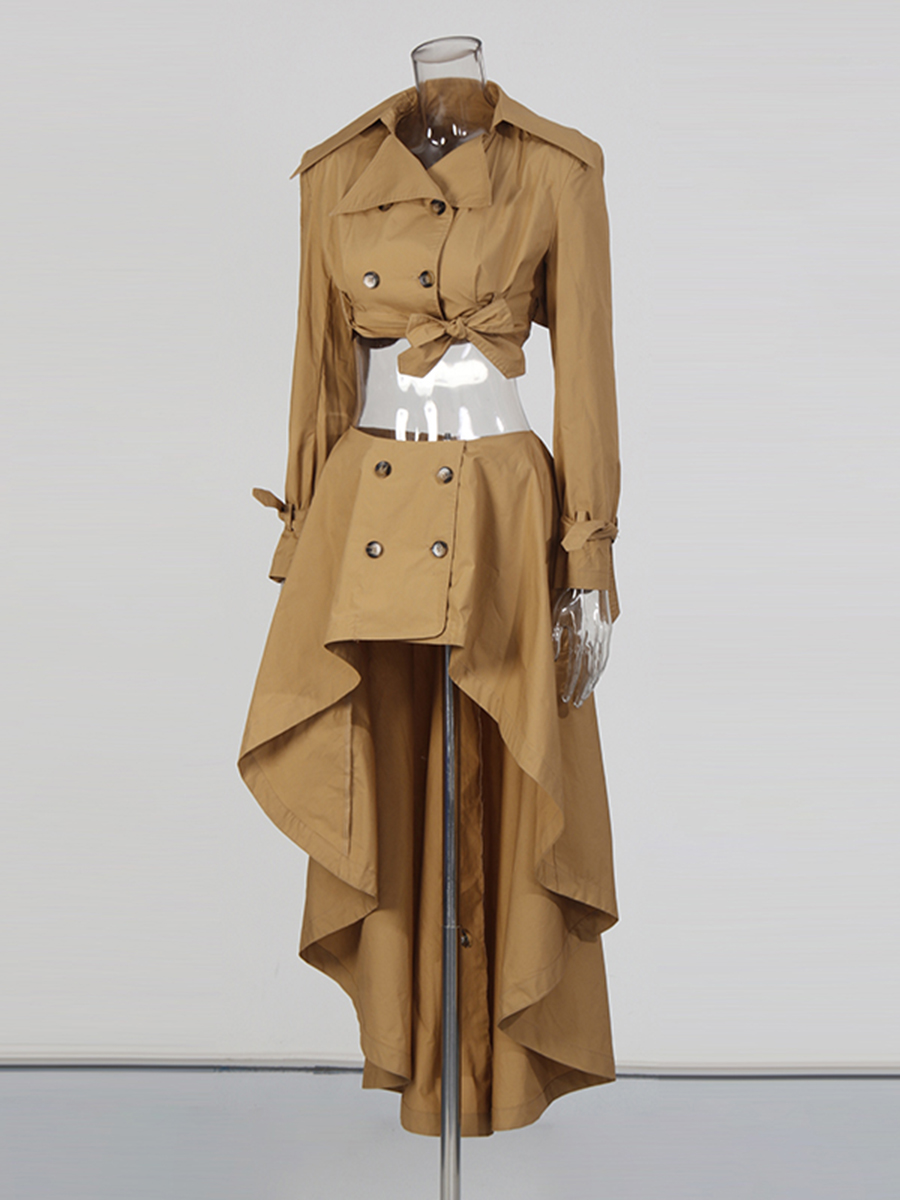 CHICEVER Khaki Gespleißt Spitz – Vintage Fashion Pieces Bewertung und Preis