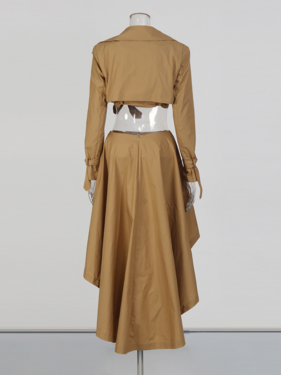 CHICEVER Khaki Gespleißt Spitz – Vintage Fashion Pieces Bewertung und Preis