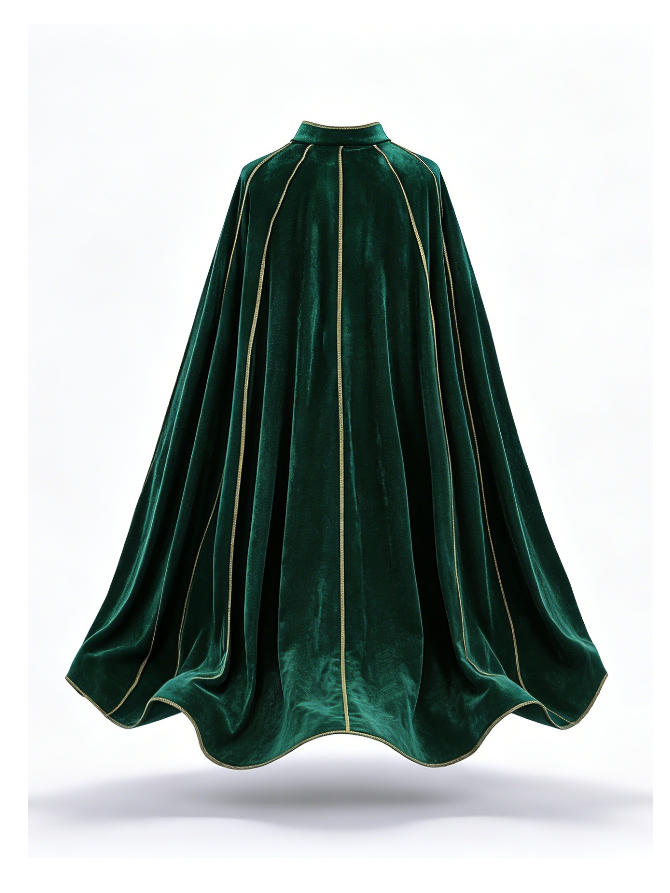 Damen Vintage Grüner Samtumhan – Vintage Victorian Fashion Bewertung und Preis