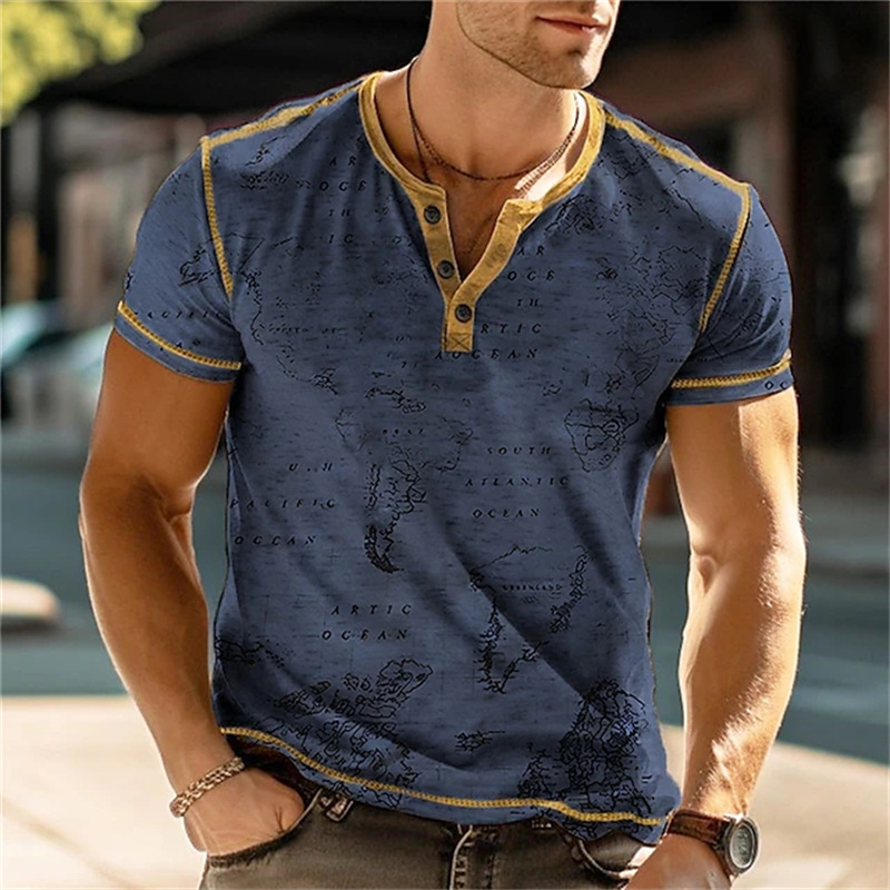 Herren-Henry-Shirts mit lustig – Vintage Fashion Mens Bewertung und Preis