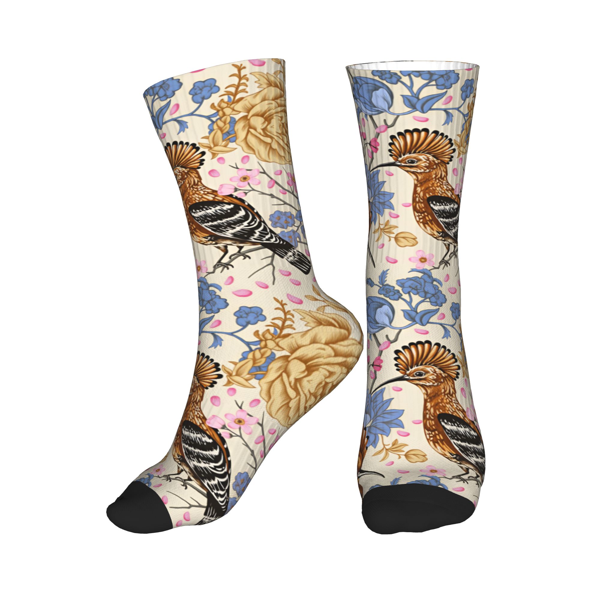 Hoopoe Bird Blue Peony Vintage – Vintage Fashion Mens Bewertung und Preis