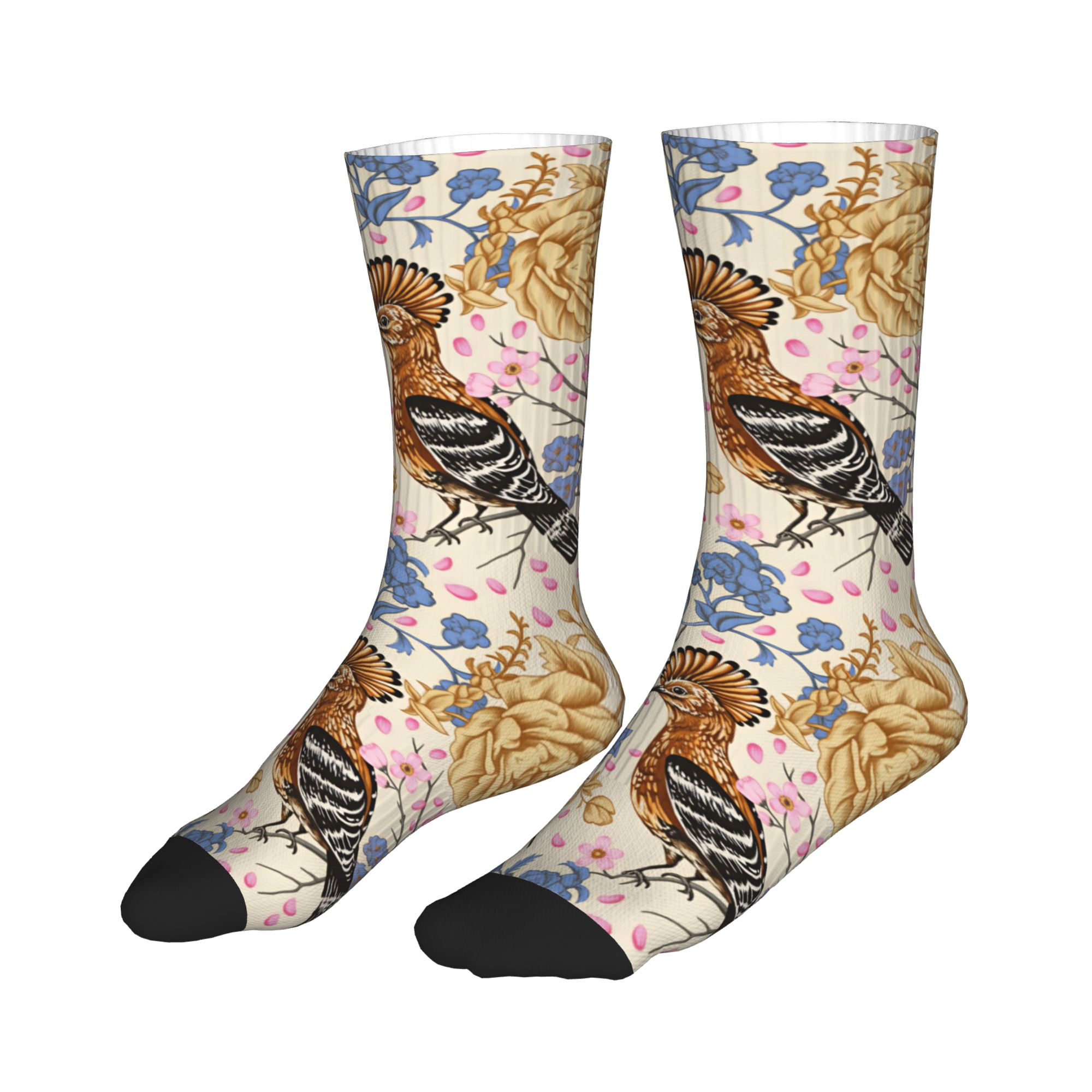 Hoopoe Bird Blue Peony Vintage – Vintage Fashion Mens Bewertung und Preis
